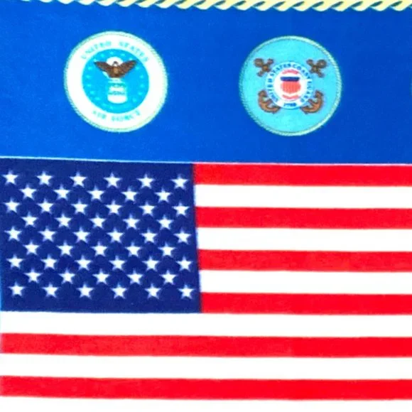 American Flag, Veterans Disabled for Life Memorial, Fleece, Throw Blanket,  USA - Picture 11 of 15